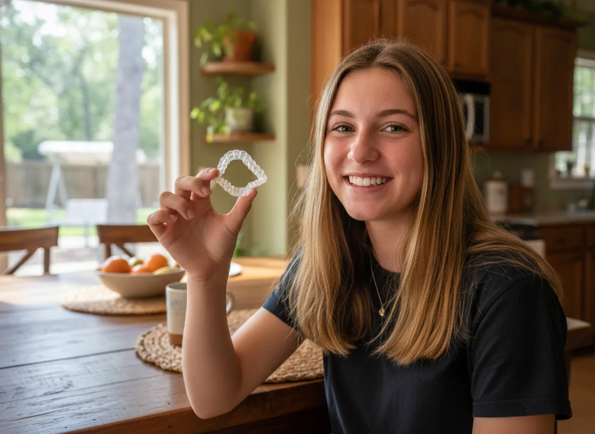 Clear Aligners patient at Kingwood Heritage Dentistry