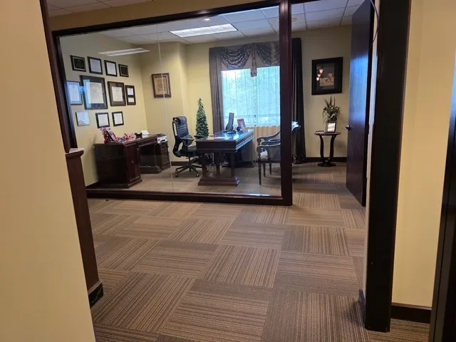 Dr. Smith's private office at Kingwood Heritage Dentistry